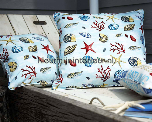 Sea shells gordijnen 5912-715 Marine Prestigious Textiles